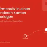 Firmensitz in einen anderen Kanton verlegen: Weg von Kanton A nach Kanton B